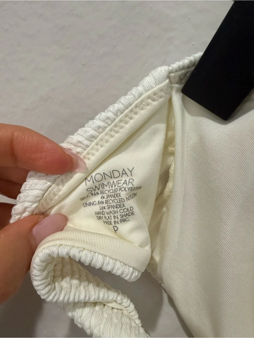 Monday Swimwear COSTA RICA Bikini Set - IVORY CRINKLE